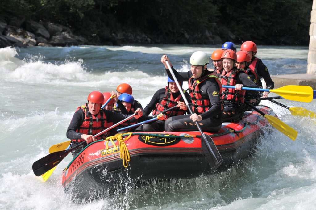 Vorteile am Geburtstag Rafting